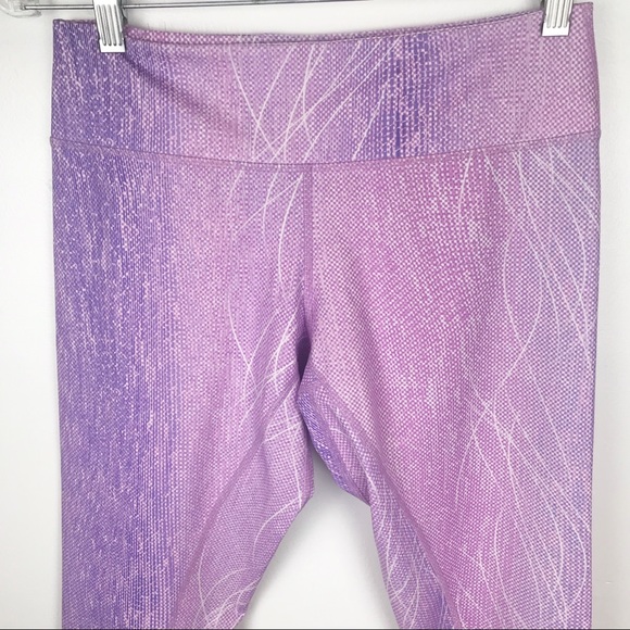 OASICS purple knee Leggings Size M - Picture 2 of 10